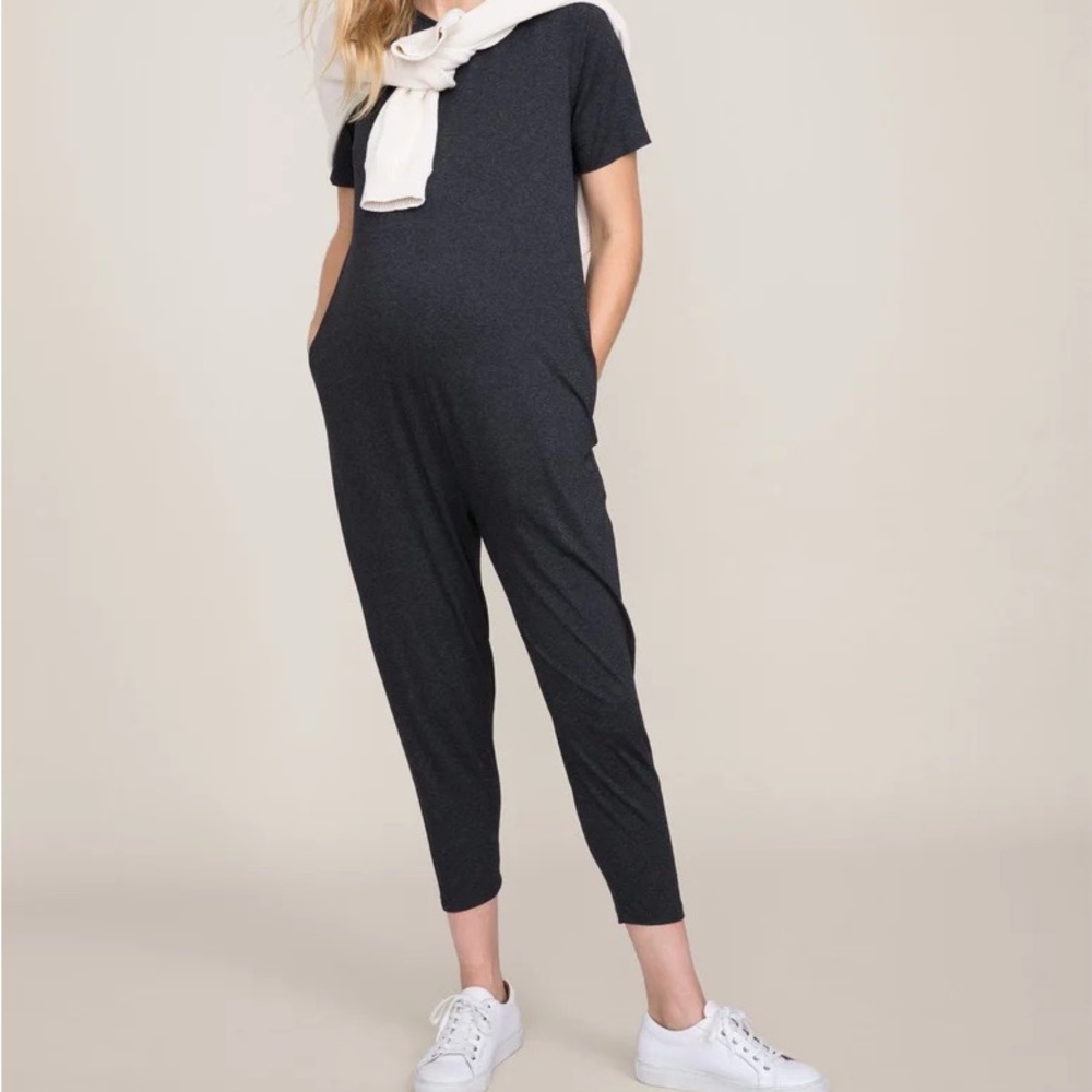 Hatch Maternity Jumpsuit black - walkabout